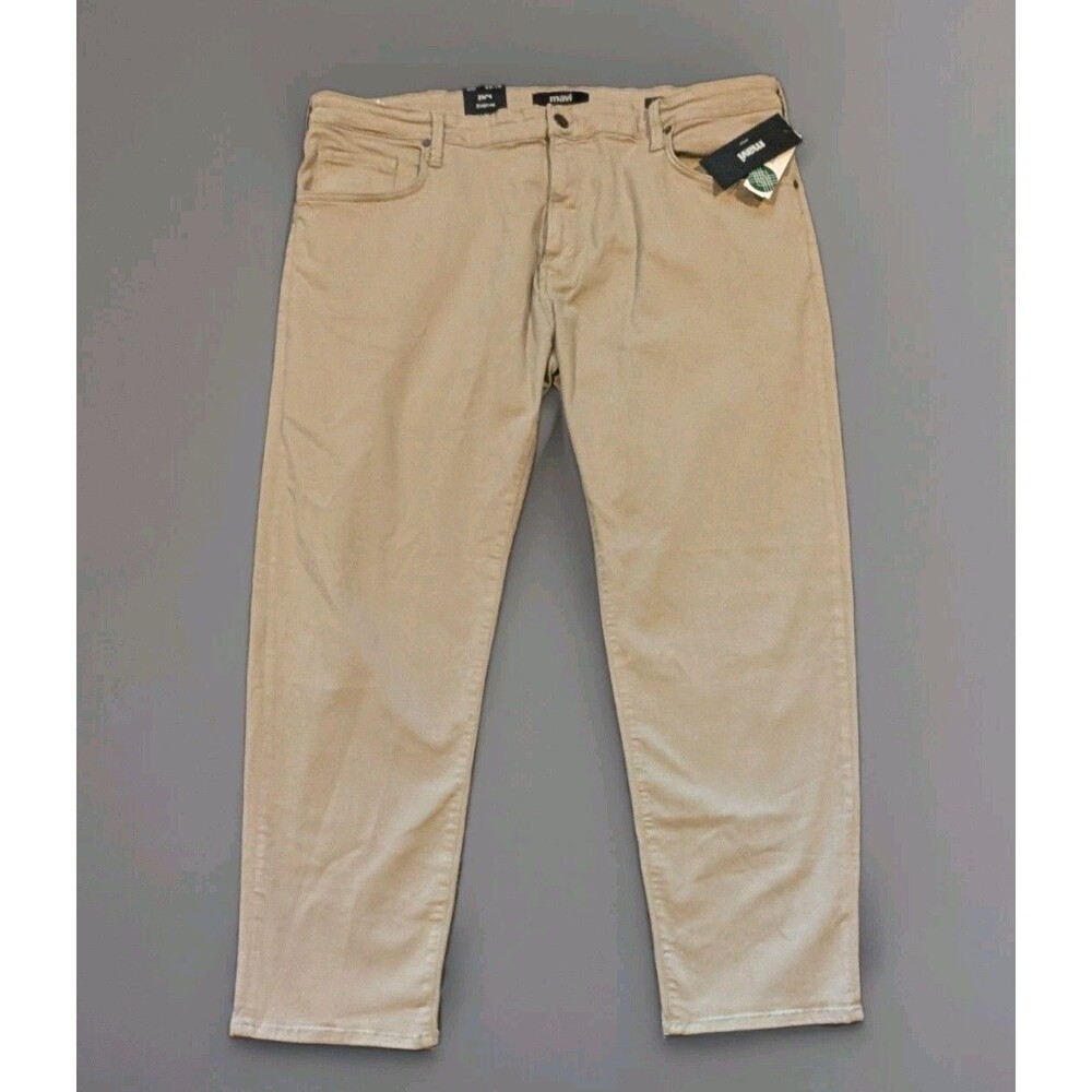 NEW Mavi Men's Zach Straight Leg Stretch Pants 44x30 Beige NWT